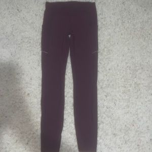 Maroon Lululemon Align Leggings